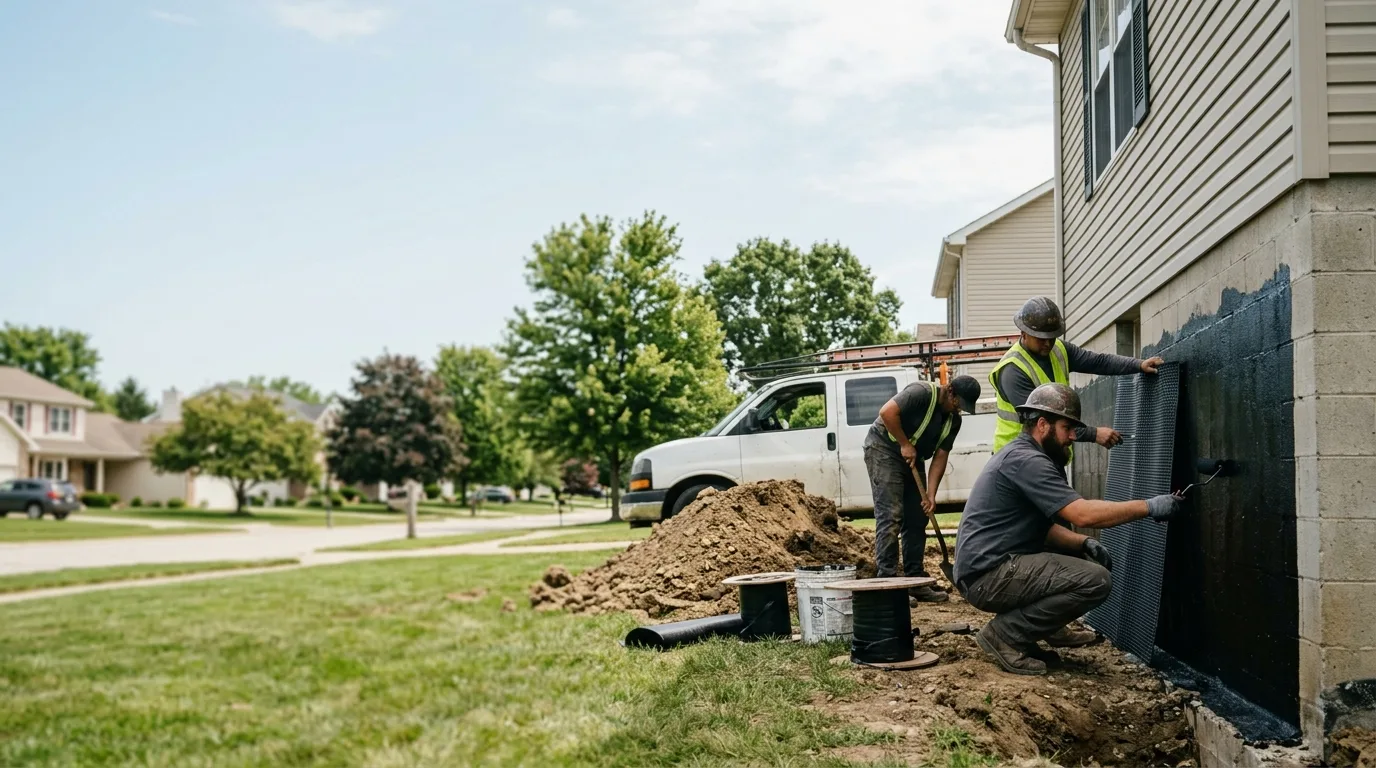 Basement Waterproofing in Wadsworth, IL near me